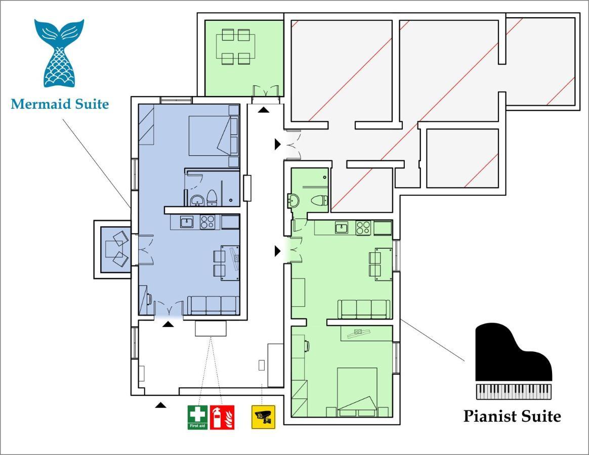 Niochori Heritage: The Pianist Suite Rhodes City Exterior foto
